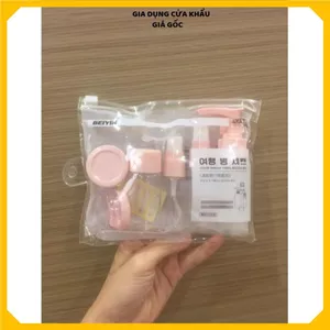 Bộ Chiết Mỹ Phẩm Du Lịch 7 Món Mini Tiện Lợi dùng cho nước hoa, sữa tắm, kem,...