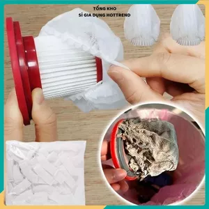 SET 100 TÚI BỌC HÚT BỤI VẢI - Dùng Cho Máy Hút Bụi Cầm Tay, Tiết Kiệm Chi Phí