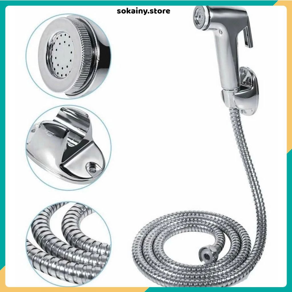 (COMBO 2) BỘ VÒI XỊT NHÀ VỆ SINH CAO CẤP - Chống Ăn Mòn, Sử Dụng Lâu Dài