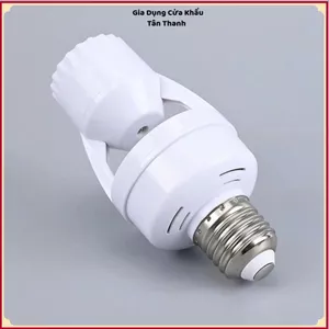 ĐUÔI ĐÈN E27 CÓ CẢM BIẾN CHUYỂN ĐỘNG - Phù Hợp Mọi Không Gian