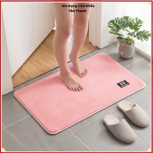 THẢM CHÂN NHÀ TẮM CHỐNG TRƯỢT - Mềm Mại, Thấm Nước Nhanh