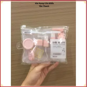 BỘ CHAI LỌ CHIẾT MỸ PHẨM 7 MÓN - Phụ Kiện Mỹ Phẩm Du Lịch Tiện Dụng