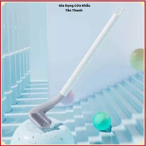 CHỔI CỌ TOILET SILICON CHỮ L - Vệ Sinh Nhà Tắm Đa Năng Tiện Dụng