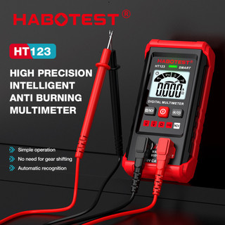 D Đồng Hồ Vạn Năng Kỹ Thuật Số 600V HABOTEST HT123 Phát Hiện Điện Áp AC DC Bảo Hành 1 Năm
