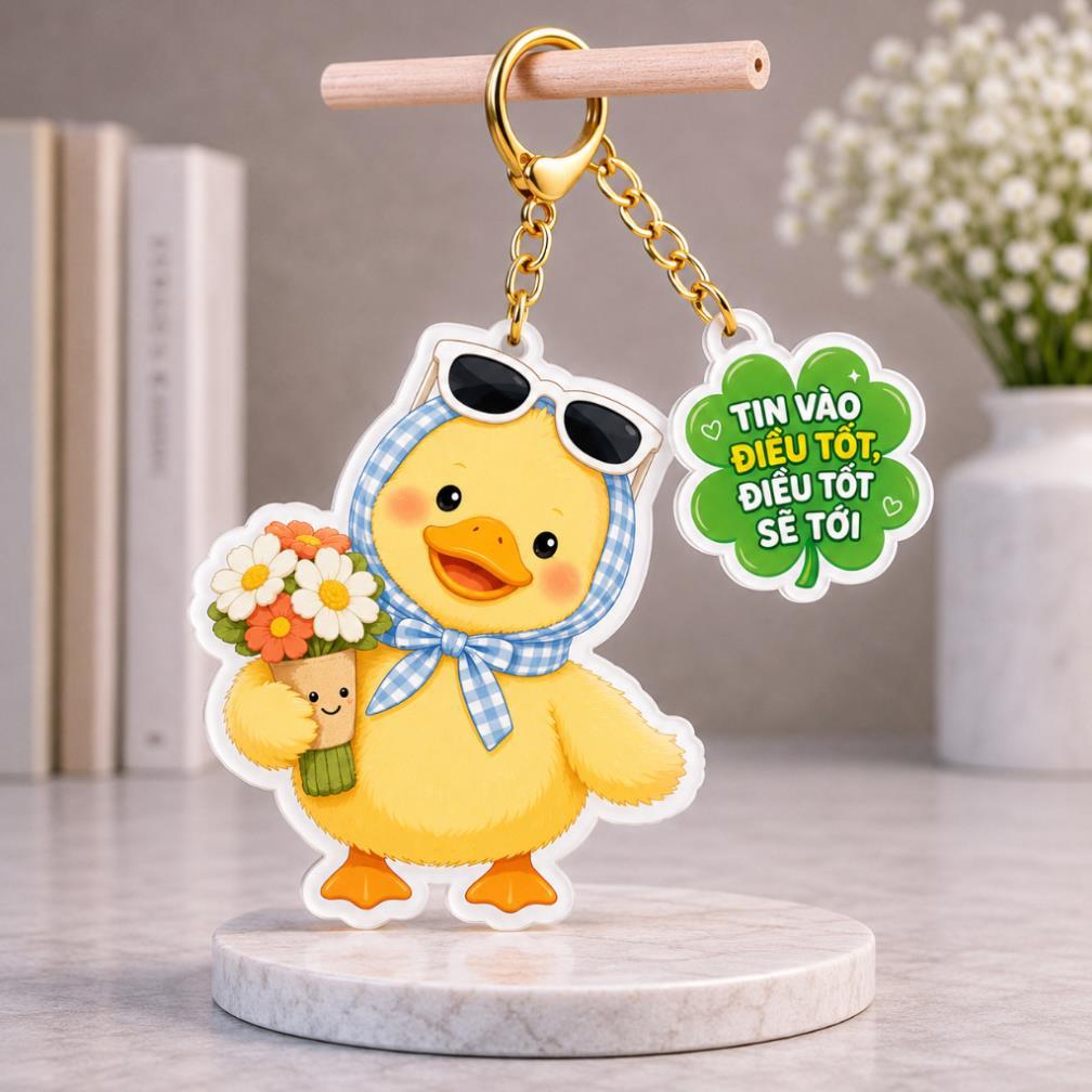 Combo 10 Móc khoá năng lượng tích cực; tạo động lực; xả stres quà tặng ý nghĩa cho bạn bè; đồng nghiệp hàng sẵn kho