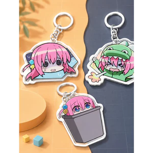 Móc Khóa Anime Bocchi The Rock Anime Manga Bochi The Rock Acrylic Biểu Cảm KC01