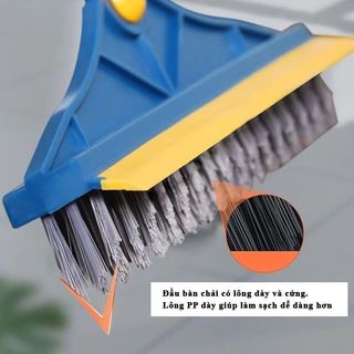 (COMBO 3) CÂY GẠT NƯỚC NHÀ TẮM KONOHA XANH- Chổi Chà Sàn 2IN1 Thông Minh Xoay 120 Độ