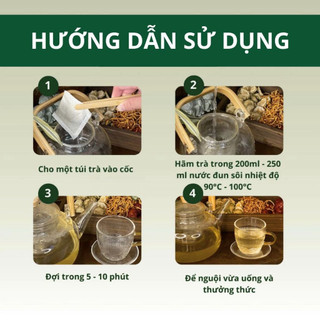 Trà Cà Gai Leo Túi Lọc - Mát Gan, Thanh Nhiệt - Triệu Quang 30 Túi Lọc