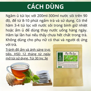 Trà Túi Lọc Kim Tiền Thảo - Giảm Sỏi Mật, Sỏi Thận, Giảm Sỏi Tiết Niệu Hiệu Quả - Triệu Quang 30 Lọc