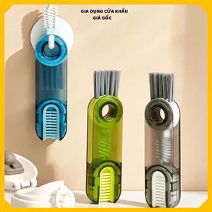 BỘ CỌ VỆ SINH ĐA NĂNG 3IN1 - Làm Sạch Bình Nước, Ly Cốc Hiệu Quả