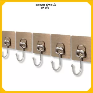 MÓC TREO DÁN TƯỜNG INOX 304 - Chịu Lực Cao, Không Cần KhoAN TƯỜNG