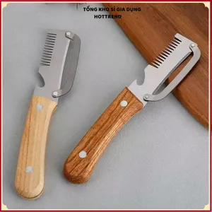 DAO NẠO CỦ QUẢ MINI ĐA NĂNG - Bào Sợi, Gọt Vỏ, Mở Nắp Chai Lưỡi Thép Không Gỉ