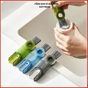 BÀN CHẢI CỌ RỬA BÌNH NƯỚC 3IN1 - Bộ Cọ Vệ Sinh Ly Cốc Đa Năng Tiện Lợi