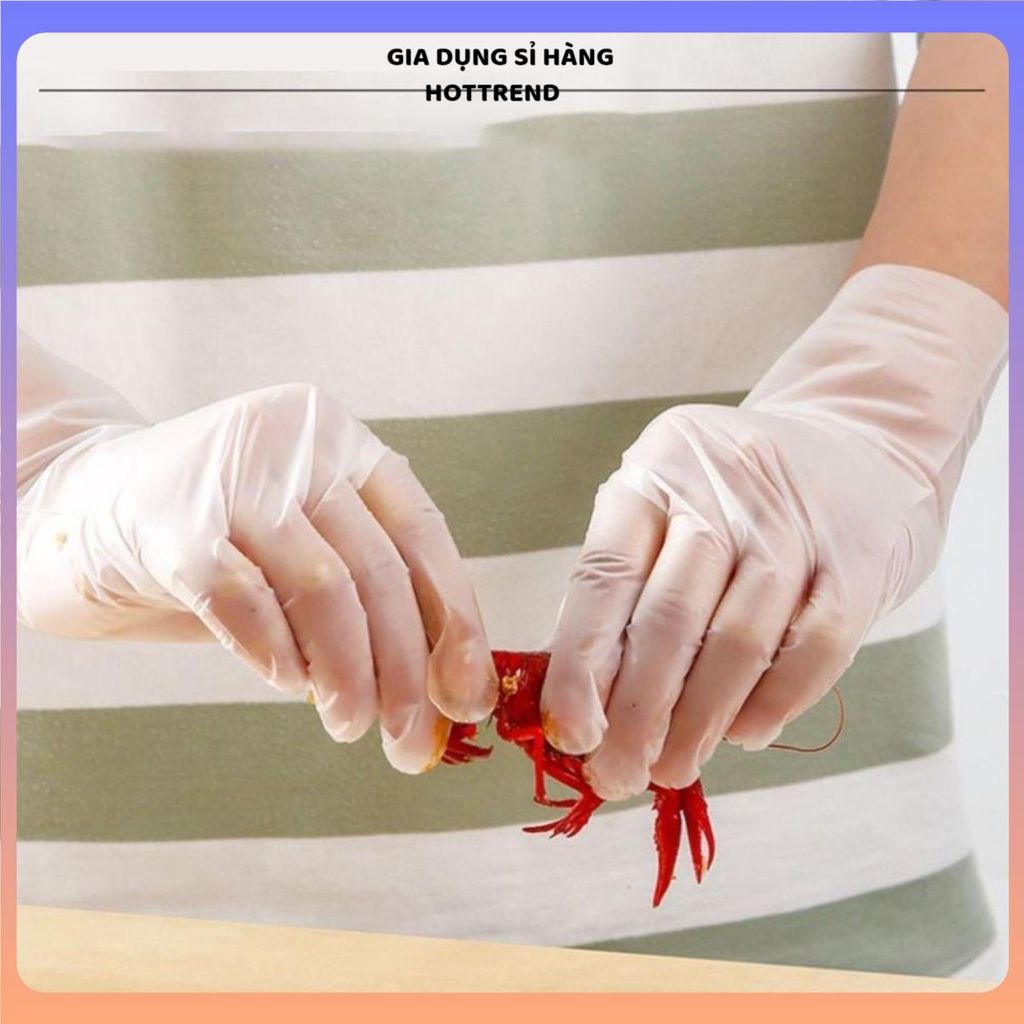 (COMBO 5) HỘP GĂNG TAY CAO SU LÀM BẾP VICTORIA BAY SIZE M - Chống Thấm Nước, Co Giãn Tốt