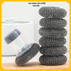 BÀN CHẢI CỌ BẾP ĐA NĂNG - Tích Hợp Bình Chứa Nước Rửa Chén Tiện Dụng