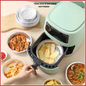 KHAY NHÔM 18.5CM LÓT NỒI CHIÊN KHÔNG DẦU - Dùng Cho Lò Nướng Đa Năng