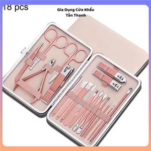 BỘ DỤNG CỤ BẤM MÓNG TAY 18 CHI TIẾT - Bộ Cắt Dũa Móng Tiện Lợi Đa Năng
