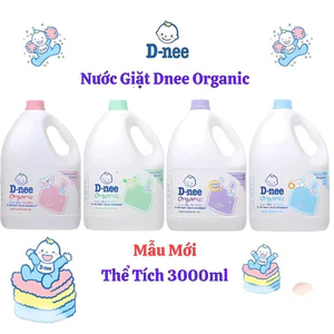 Nước Giặt Dnee Thái Lan Chính Hãng 3000ml & Túi 1400ml Giặt Xả Thơm Lâu Dịu Nhẹ Cho Bé Và Gia Đình