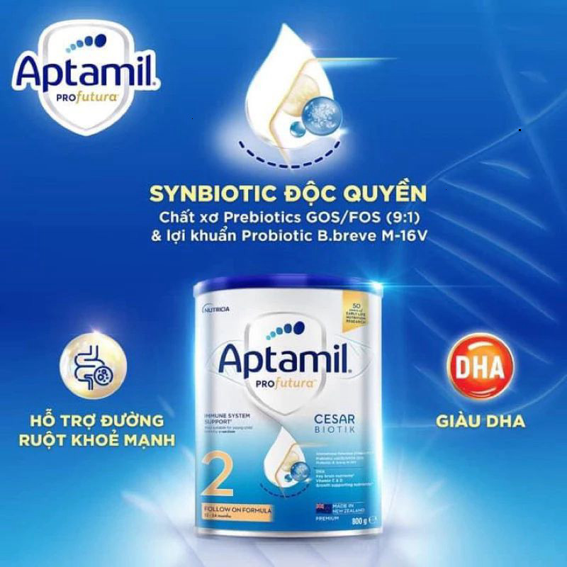 [DATE MỚI - KÈM QUÀ] Sữa Aptamil Profutura Cesarbiotik New Zealand SỐ 1 2 3 LON 380g/ 800G