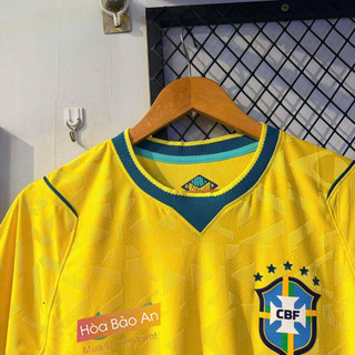 Bản Cao cấp [Chỉ Có Áo] Áo Bóng Đá Player Đội Tuyển Brazil WC 2026 màu vàng - Hàng Nhập Khẩu Thailand fom 45-95kg