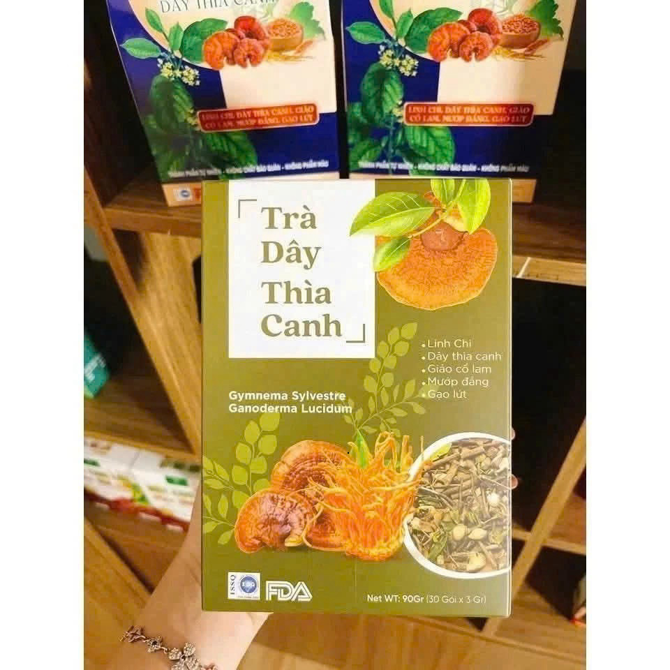 ✅ Trà tiểu đường Dây Thìa Canh Hộp 30 Gói [Chính Hãng Cao Cấp] ✅ Ổn định đường huyết phòng chống tiểu đường hiệu quả