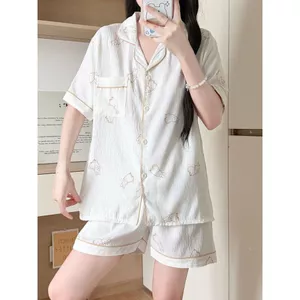 Xuyên Biên Giới Ngoại Thương Quần Short Yunduo Cotton Ve Áo Rộng Rãi Mặc Nhà Bộ Đồ Nữ