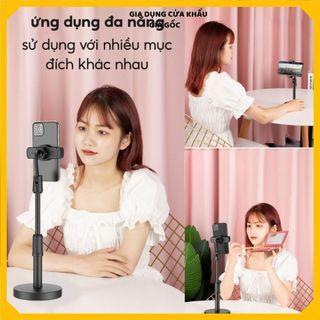 (COMBO 2) GIÁ ĐỠ ĐIỆN THOẠI LIVESTREAM XOAY 360 ĐỘ - Ổn Định Khi Quay Phim Ghi Hình Đa Năng, Kẹp Điện Thoại Tiện Lợi