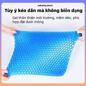 ĐỆM GEL TỔ ONG SIZE NHỎ - Nệm Lót Ghế Thoáng Khí, Đệm Ngồi Chống Đau Lưng
