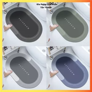 THẢM NHÀ TẮM SIÊU THẤM HÚT - Chống Trơn Trượt Hiệu Quả, Thảm Lau Chân Silicon