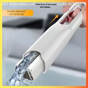 CÂY LAU NHÀ MINI CẦM TAY - Mút Bọt Biển Thấm Hút Tốt, Cây Lau Kính Tự Vắt Tiện Lợi