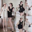 Set bộ đùi bánh bèo thời trang nữ chất cotton lạnh mịn áo dây nơ cổ vuông phối quần short ống rộng in bi nhỏ Mon fashion