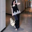 Set áo lụa chấm bi cúp ngực 2 dây và chân quần dáng dài quyến rũ Mon fashion