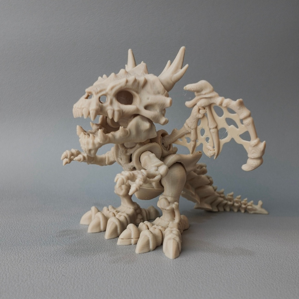 Xương Rồng Con 3D Khớp Linh Hoạt Mini Cánh Dơi Mô Hình Trưng Bày Để Bàn ...