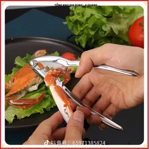 KÌM KẸP CÀNG CUA CÀNG GHẸ INOX, DỤNG CỤ BÓC HẢI SẢN ĐA NĂNG, Chắc Chắn Bền Bỉ, Hỗ Trợ Tách Vỏ Dễ Dàng