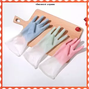 BAO TAY CAO SU RỬA BÁT CHÉN SIÊU BỀN C25, CHỐNG THẤM NƯỚC, Dọn Dẹp Giặt Giũ Tiện, Bảo Vệ Da Tay, Dễ Sử Dụng
