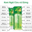 Kem Bôi Thảo Dược Giảm Ngứa Viêm Da - Từ Ngải Cứu Và Gừng,Hắc Lào, Tổ Đỉa, Ghẻ Nước, Nấm Ngứa Và Viêm Da CĐỊA