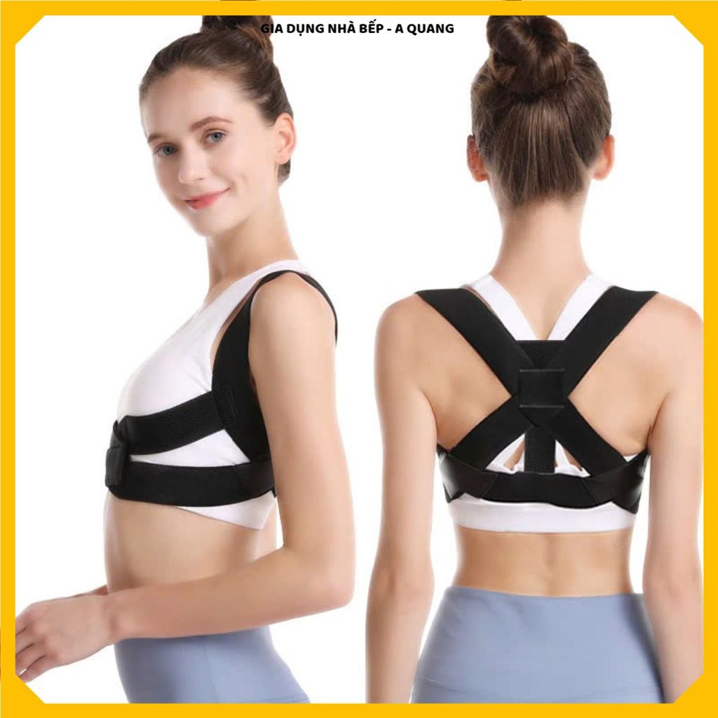 (COMBO 2 ĐAI) ĐAI NGỰC BẢO VỆ VÒNG 1 CAO CẤP, CHỐNG GÙ LƯNG KHI TẬP GYM YOGA HIỆU QUẢ, Thiết Kế Co Giãn Thoải Mái