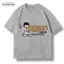 Áo Thun Unisex Form Rộng In Hình Street Style Cotton Mềm Nam Nữ FASIME