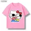 Áo Thun BOXY Nam Nữ In Hình kitty cute. Áo Coton Dày, Mềm, Co Giãn 2C, định lượng 250g FASIMESTORE