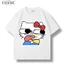 Áo Thun BOXY Nam Nữ In Hình kitty cute. Áo Coton Dày, Mềm, Co Giãn 2C, định lượng 250g FASIMESTORE