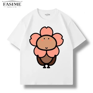 Áo Thun BOXY Nam Nữ Form Rộng In Hình Chú Gián Đội Hoa Cotton Dày, định lượng 250g FASIME STORE