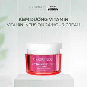 Kem Dưỡng 24H Tăng cường Vitamin Làm Mịn và Sáng Da cho da khô và lão hóa Dr. Grandel Vitamin Infusion Cream 50ml