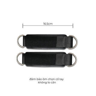 [ MỘT CHIẾC ]Đai Cổ Tay Kéo Cáp Valhalla – Cable Wrist Cuff Tập Vai, Tay Sau, Tay Trước