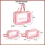 TÚI ĐỰNG ĐỒ TRANG ĐIỂM SIZE S - Luxury Washbag Trong Suốt, Chống Nước Tiện Dụng Khi Du Lịch