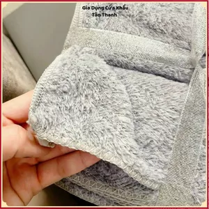 KHĂN LAU SỢI TRE THAN CAO CẤP - Kích Thước 25X25CM, Mềm Mịn Thấm Nước Hiệu Quả