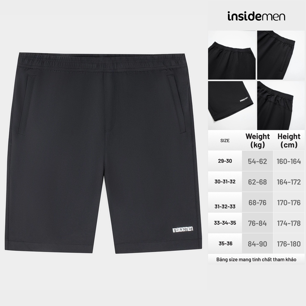 Quần Short Thể Thao Nam Insidemen Regular Fit ISO099AS0
