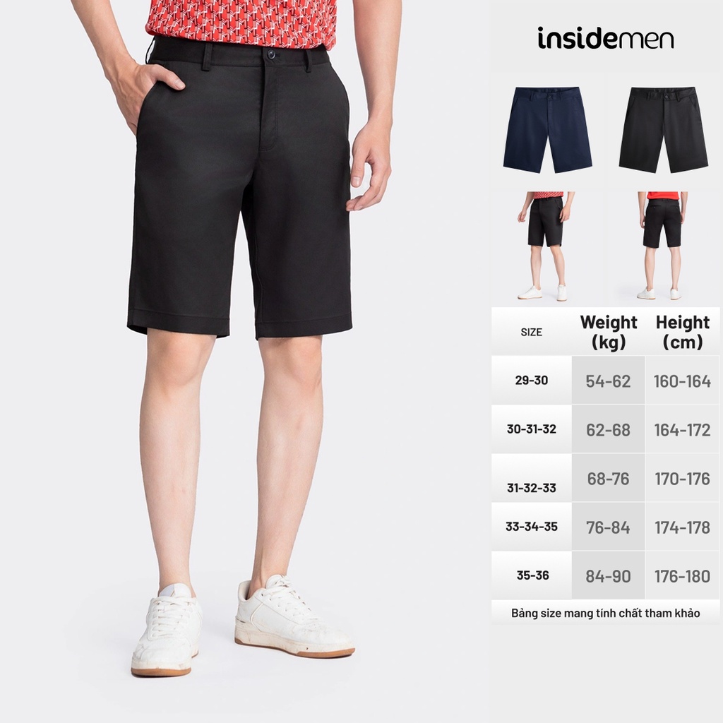 Quần Short Kaki Nam Insidemen Regular Fit ISO021AZ