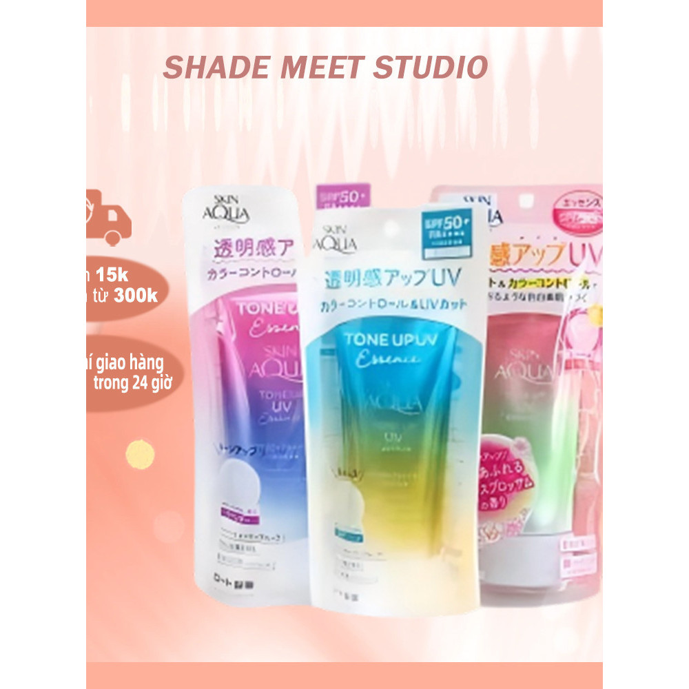 Skin Aqua UV SPF50+ PA++++ Kem Chống Nắng Da Mặt – Dưỡng Ẩm, Chống UV, Kết Cấu Mỏng Nhẹ