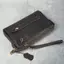 Clutch hộp nam da bò thật CL130VB (Đen/Nâu sẫm) [Freeship] - 100% da bò thật, BH 3 năm