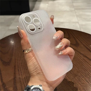 Ốp điện thoại tản nhiệt lưới làm mát siêu mỏng 0,3mm cho IPhone 17 Air Pro Max 11 12 13 14 plus 15 16 Pro Max Vỏ mỏng